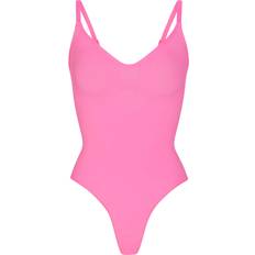 SKIMS Seamless Sculpt Thong Bodysuit - Pink