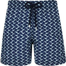 Vilebrequin Men's Net Sharks Swim Shorts - Navy/Blue