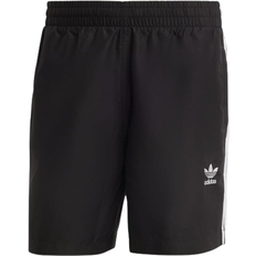 S Swimming Trunks Adidas Originals Adicolor 3 Stripes Swim Shorts - Black/White