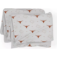 NCAA Texas Longhorns Bed Sheet White (259.1x228.6cm)