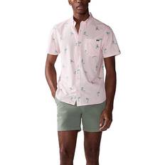 Chubbies Men's Parrot Party Short Sleeve Button-Down Performance Shirt - Light/Past