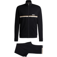 Hugo Boss Long Set 1 Signature Details Tracksuit - Black