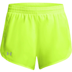 Under Armour Women's Fly-By 3" Shorts - High Vis Yellow/Reflective