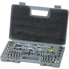 VEVOR Tap and Die Set 40Pcs sae Size nc/nf/npt Bearing Steel Threading Tool