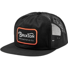 Brixton Grade HP Trucker Hat - Black/Orange/White