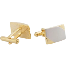 Charles William Stunning Design Cufflinks - Gold/Silver