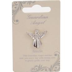 Grey Brooches Xpressions Shudehill giftware auntie guardian angel pin badge 61031