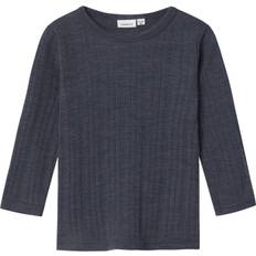 Name It Wang Merino Wool Long Sleeved Top - Ombre Blue (13229017)