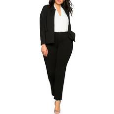 Eloquii Plus The Ultimate Stretch Work Pant Black