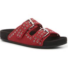 Mia Brooklyn Slide Sandal in Red