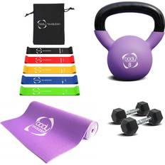 Body Revolution Home Strength Training Bundles Dumbbells Kettlebell Yoga Mat