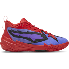 Synthetic Basketball Shoes Puma Scoot Zeros M - Dark Amethyst/For All Time Red