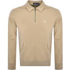 Polo Ralph Lauren Quarter Zip Sweatshirt - Coastal Beige