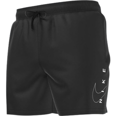 Nike Swoosh Break 5" Volley Swim Shorts - Black