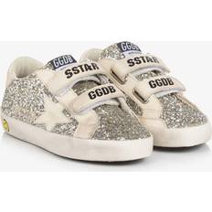 GOLDEN GOOSE Kids Silver & Off-White School Sneakers PLATIMNUM/CREAM