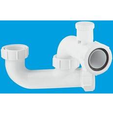 Ball Valves Mcalpine sm10v 50mm seal anti-syphon bath trap with cleaning eye