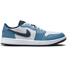 Laced - Women Golf Shoes Nike Air Jordan 1 Low G - White/Aegean Storm/Armoury Navy