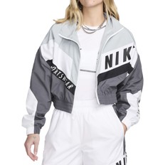 Nike Women's Sportswear Woven Jacket - Iron Grey/Light Pumice/White