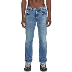 Diesel Men - White Jeans Diesel Slim Jeans 2019 D-Strukt Jeans Uomo Blu