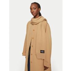 Calvin Klein Beige Scarfs Calvin Klein Strickschal