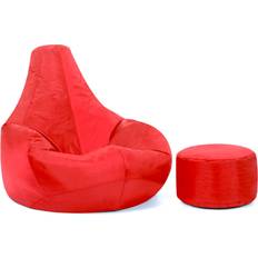 Bean Bag Bazaar Recliner Red Bean Bag