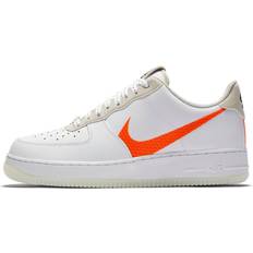 Nike Air Force 1 - White Basketball Shoes Nike Air Force Low 'Orange Swoosh' WHITE