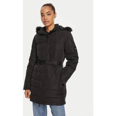 Calvin Klein Scuba Padded Belted Coat