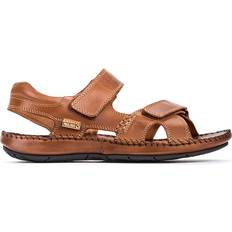 Brown - Men Heeled Sandals Pikolinos Flat sandals leather TARIFA 06J MARRON CLARO