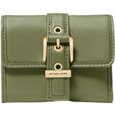 Michael Kors Colby Small Leather Tri-Fold Wallet - Smokey Olive