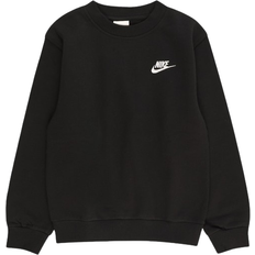 Girls - L Sweatshirts Nike Kid's Sportswear Club Fleece Sweatshirt - Black/White