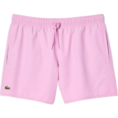 Men - Pink Swimming Trunks Lacoste Men's Swim Trunks - Pink/Green