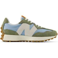 New Balance Green Shoes New Balance 327 - Dark Olivine/Chrome Blue