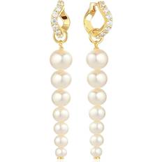 Sif Jakobs Ponza Sette Earrings - Gold/Pearl/Transparent