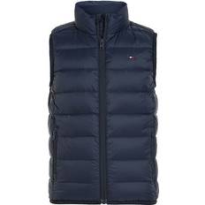 Tommy Hilfiger Boys Padded Vests Tommy Hilfiger Kid's Essential Lightweight Down-Filled Fitted Vest - Desert Sky (KS0KS00439DW5)