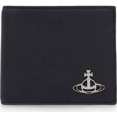 Vivienne Westwood Billfold Wallet In Black Colour