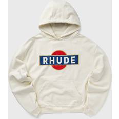 Rhude VINTAGE RACER HOODIE men Hoodies white in size:XXL