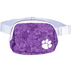 Zoozatz Clemson Tigers Floral Print Fanny Pack