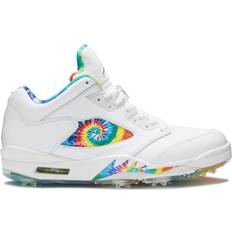 Jordan Unisex Golf Shoes Jordan Air Low Golf 'Peace, Love, and Golf' White Men's