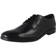 Laced - Men Oxford Clarks Brandon Limit Brogue Shoes, 10, Men