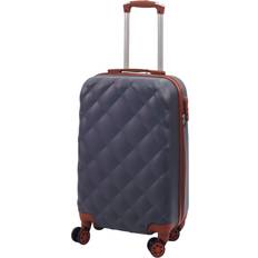 Infinity Leather Hard shell cabin suitcase luggage suitable