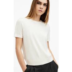 Women - Wool T-shirts AllSaints Bern Crew Neck Merino Wool T-shirt