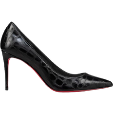 Christian Louboutin Kate Croc-Embossed 85 - Black