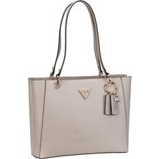 Guess Noelle Saffiano Leather Shopper - Cream