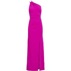 Gina Bacconi Bryony One Shoulder Maxi Dress - Fuchsia