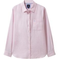 Crew Clothing Linen Blend Shirt - Chambray Pink