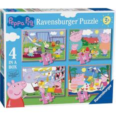 Jigsaw Puzzles Ravensburger Peppa Pig 4 in Box 72 Pieces