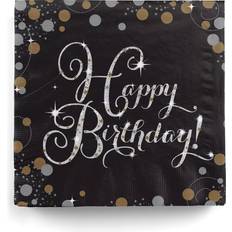 Birthdays Paper Napkins Paper Napkins Happy Birthday Glamour 16-pack