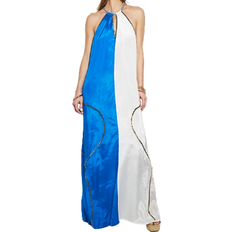 River Island Colour Block Beach Maxi Dress - Blue