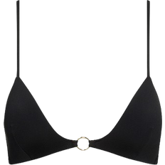 Calvin Klein Core Solids Moulded Triangle Bikini Top - Pvh Black