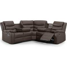 Furnishings For Less UK Minnesota Brown Sofa 225cm 5 Seater